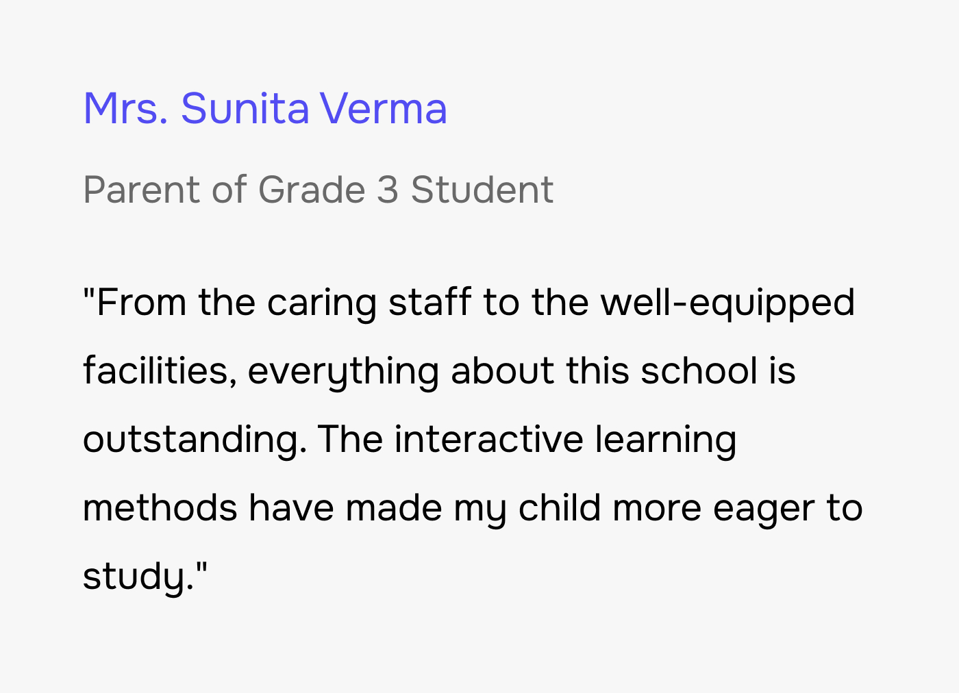 Mrs. Sunita Verma