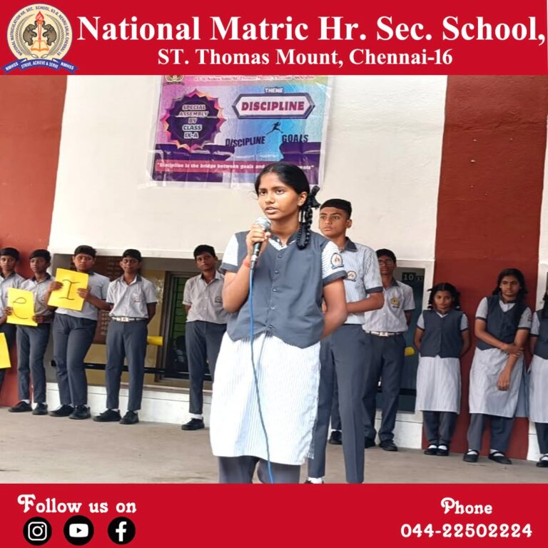 Special Assembly by Students of IX-A.Topic- _DISCIPLINE _ (2)