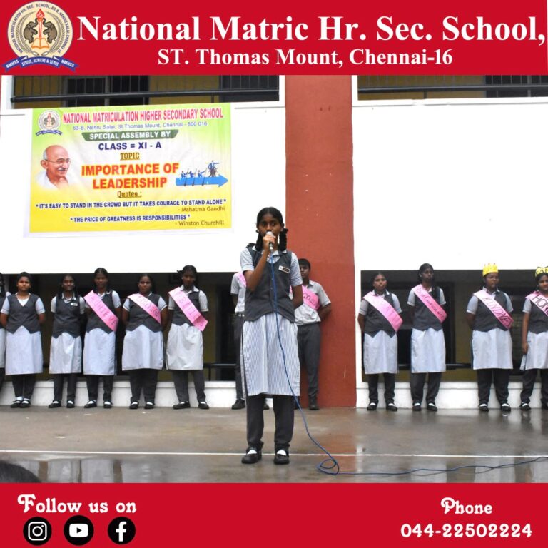 Special Assembly by Students of XI-A.Topic- _IMPORTANCE OF LEADERSHIP_ (2)