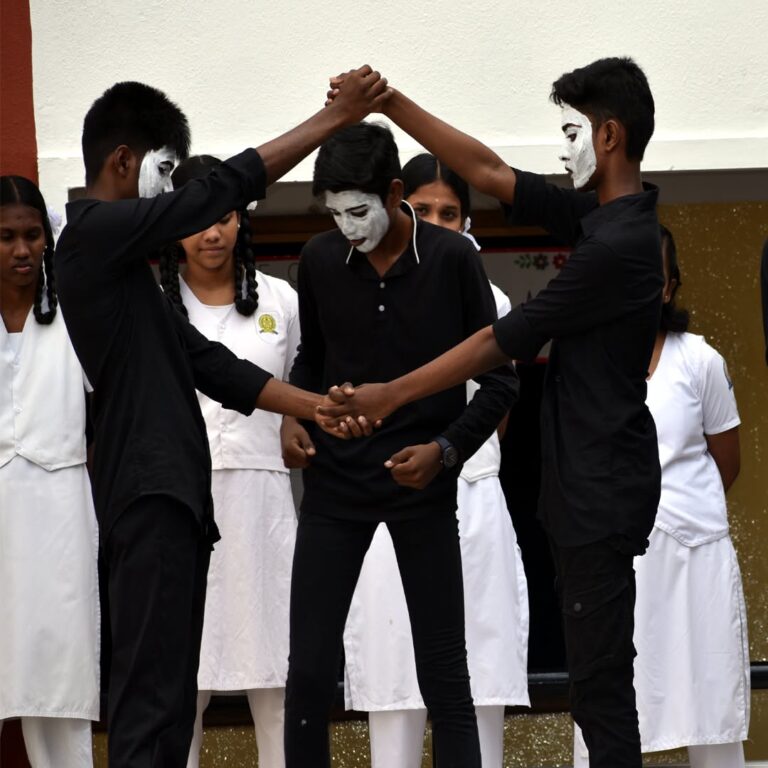 Special Assembly by Students of XII-A.Topic- _ BE PUNCTUAL AND REGULAR_ (2)